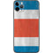 Costa Rican Flag Distressed iPhone 11 Pro Max Skin